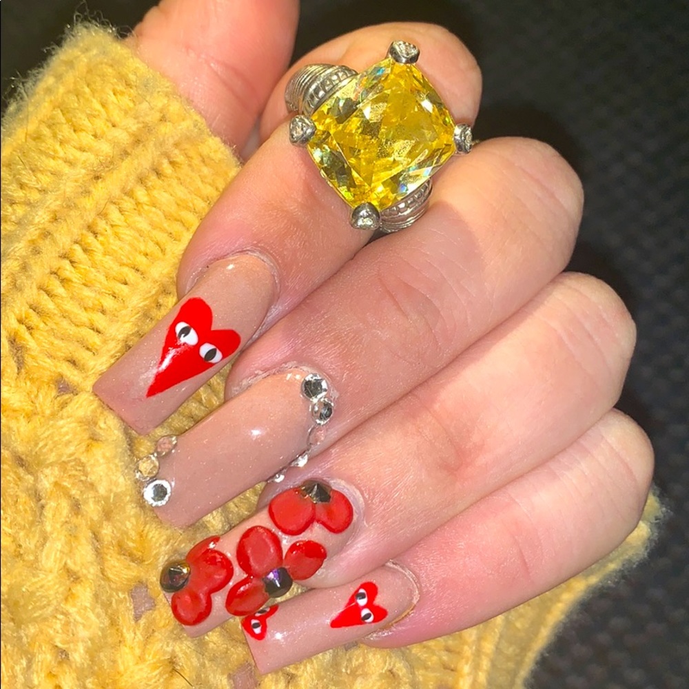 JUDITH RIPKA STERLING SILVER CANARY CRYSTAL RING